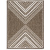 image:imageSignature Design by Ashley Dunsler IndoorOutdoor Rug Brown Geometric 5x7
