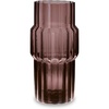 image:imageSignature Design by Ashley Fluted Glass Vase Dark Mauve 14 InchSmall