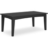 image:imageSignature Design by Ashley Hyland Wave Modern Weather Resistant HDPE Outdoor Coffee Table WhiteBlack
