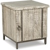 image:imageSignature Design by Ashley Laddford Rustic Chic Accent Cabinet or End Table Whitewash