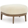 image:imageSignature Design by Ashley Outdoor Ottoman with Cushion Brown
