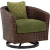 image:imageSignature Design by Ashley Oval Outdoor Coffee Table TwoTone BrownOutdoor Swivel Lounge Chair