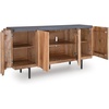 image:imageSignature Design by Ashley Quintavious Casual Accent Cabinet with AntiTipping Light Brown amp Black