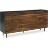 image:imageSignature Design by Ashley Roranville 69 Sideboard Buffet Accent CabinetBlack  Dark Brown