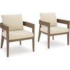 image:imageSignature Design by Ashley Serene Bay Outdoor Dining Arm Chairs Set of 2