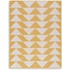 image:imageSignature Design by Ashley Thomley Casual IndoorOutdoor Geometric 5 x 7 Rug with Non Slip Backing Yellow amp White53 x 611 Rectangular