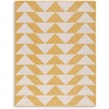 image:imageSignature Design by Ashley Thomley Casual IndoorOutdoor Geometric 5 x 7 Rug with Non Slip Backing Yellow amp White79 x 911 Rectangular