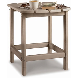 image:imageSignature Design by Ashley 1Piece Outdoor Side Table DriftwoodGrey