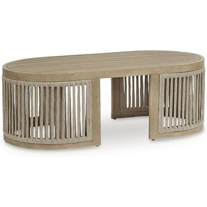 image:imageSignature Design by Ashley 1Piece Outdoor Wood Coffee Table 47 in