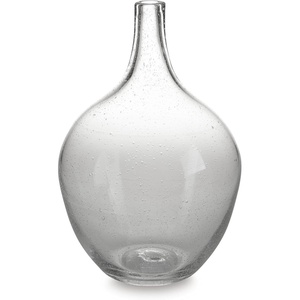 image:imageSignature Design by Ashley Kurthorne Casual IndoorOutdoor 15 Seeded Glass Tabletop Vase Glass7 W x 7 D x 11 H