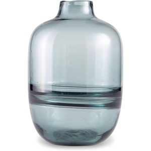 image:imageSignature Design by Ashley Lemmitt Amber Glass Table Vase 12 Inch Tall Contemporary Bottle Vase Watertight Indoor Outdoor Glass Construction Decorative Centerpiece AmberTransparent Blue