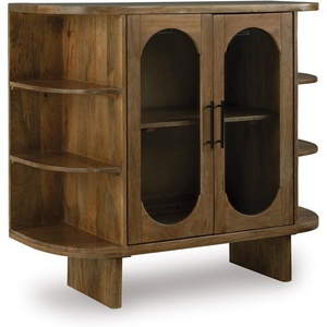 image:imageSignature Design by Ashley Niall Mango Wood Accent Cabinet with Doors