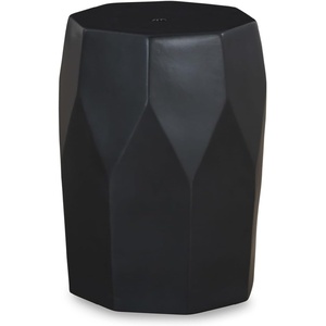 image:imageSignature Design by Ashley Rhysworth Contemporary Ceramic IndoorOutdoor Stool Black