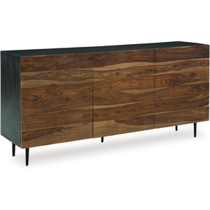image:imageSignature Design by Ashley Roranville 69 Sideboard Buffet Accent CabinetBlack  Dark Brown