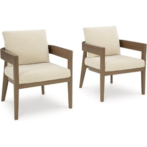 image:imageSignature Design by Ashley Serene Bay Outdoor Dining Arm Chairs Set of 2