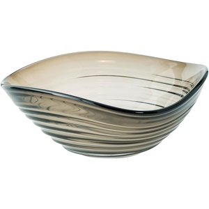 image:imageSignature Design by Ashley Solariston Contemporary Novelty IndoorOutdoor Glass Bowl Light Brown amp Gray