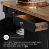image:imageSignature Design by Ashley 1Pc Sideboard Buffet Cabinet 60 in Dark BrownBlack  Light Brown