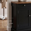 image:imageSignature Design by Ashley 1Pc Sideboard Buffet Cabinet 60 in Dark BrownBlack  Light Brown