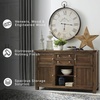 image:imageSignature Design by Ashley 1Pc Sideboard Buffet Cabinet 60 in Dark BrownBrown