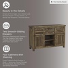 image:imageSignature Design by Ashley 1Pc Sideboard Buffet Cabinet 60 in Dark BrownBrown