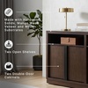 image:imageSignature Design by Ashley 1Pc Sideboard Buffet Cabinet 60 in Dark BrownDark Brown