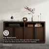 image:imageSignature Design by Ashley 1Pc Sideboard Buffet Cabinet 60 in Dark BrownDark Brown