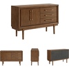 image:imageSignature Design by Ashley 1Piece Dining Server Buffet Cabinet Brown