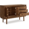 image:imageSignature Design by Ashley 1Piece Dining Server Buffet Cabinet Brown