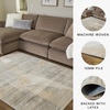 image:imageSignature Design by Ashley 5x7 Area Rug Modern Abstract Linen and Gray8x10