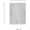 image:imageSignature Design by Ashley 5x7 Area Rug Striped Ivory and Black54 x 7 Rectangular