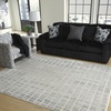 image:imageSignature Design by Ashley 5x7 Area Rug Striped Ivory and Black711 x 911 Rectangular