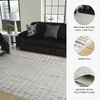image:imageSignature Design by Ashley 5x7 Area Rug Striped Ivory and Black711 x 911 Rectangular