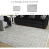 image:imageSignature Design by Ashley 5x7 Area Rug Striped Ivory and Black711 x 911 Rectangular