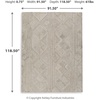 image:imageSignature Design by Ashley Area Rug HandTufted Geometric Wool Blend 5x777 x 910 Rectangular