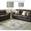 image:imageSignature Design by Ashley Arriston Contemporary Machine Washable 8x10 Area Rug Light Gray amp CreamLight Gray  Cream