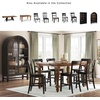 image:imageSignature Design by Ashley Basinger Arched Display Cabinet BlackBrownBrown  Black