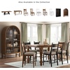 image:imageSignature Design by Ashley Basinger Arched Display Cabinet BlackBrownDark Brown  Black