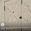 image:imageSignature Design by Ashley Bolanburg Dining Server Buffet Cabinet 3 Doors58 Inch