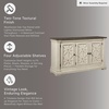 image:imageSignature Design by Ashley Bolanburg Dining Server Buffet Cabinet 3 Doors58 Inch