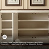 image:imageSignature Design by Ashley Bolanburg Dining Server Buffet Cabinet 3 Doors58 Inch