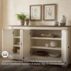image:imageSignature Design by Ashley Bolanburg Dining Server Buffet Cabinet 3 Doors58 Inch