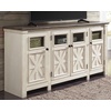 image:imageSignature Design by Ashley Bolanburg Dining Server Buffet Cabinet 3 Doors74 Inch
