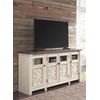 image:imageSignature Design by Ashley Bolanburg Dining Server Buffet Cabinet 3 Doors74 Inch