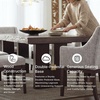image:imageSignature Design by Ashley Burkhaus 1Piece Buffet Cabinet Dark BrownDining Height