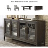 image:imageSignature Design by Ashley Burkhaus 1Piece Buffet Cabinet Dark BrownServer