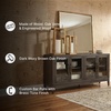 image:imageSignature Design by Ashley Burkhaus 1Piece Buffet Cabinet Dark BrownServer