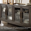 image:imageSignature Design by Ashley Burkhaus 1Piece Buffet Cabinet Dark BrownServer