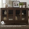 image:imageSignature Design by Ashley Burkhaus 1Piece Buffet Cabinet Dark BrownServer