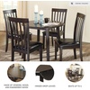 image:imageSignature Design by Ashley Dining Drop Leaf Table 42Inch Round BrownBlack