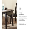 image:imageSignature Design by Ashley Dining Drop Leaf Table 42Inch Round BrownBlack